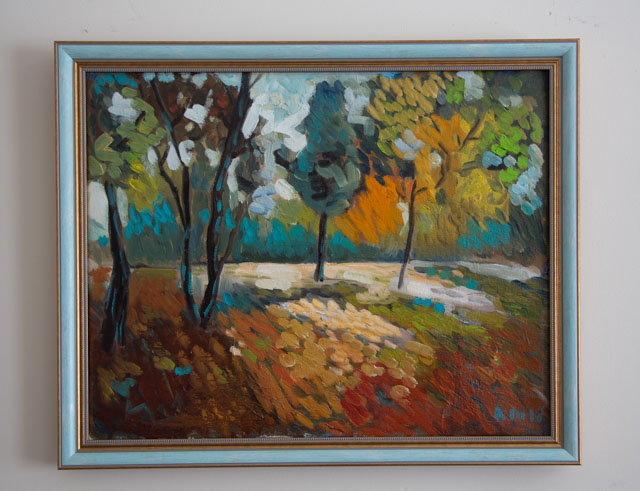 Bluemont Park 1 – original painting by Asali Studio
